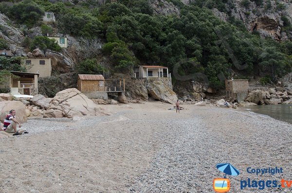 Spiaggia di sabbia calanques de Piana - Corsica