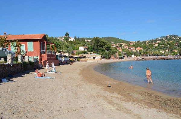 Beach of Figueirette in Miramar - Theoule sur Mer