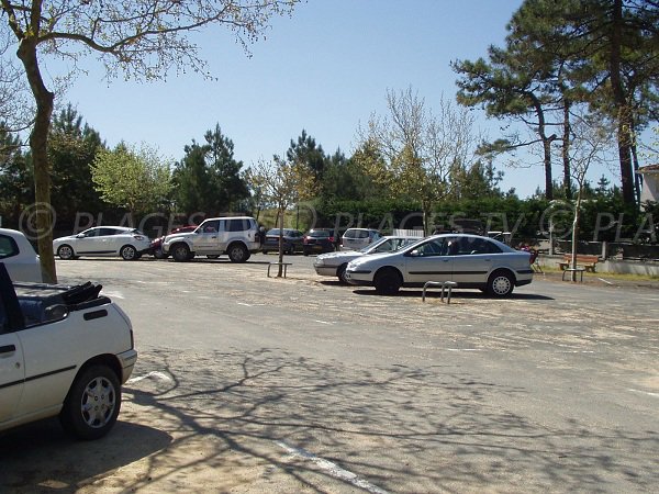 Parking of Flandre Dunkerque beach in La Tranche