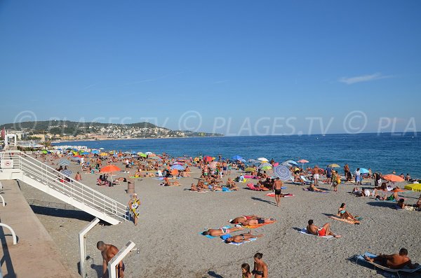 Plage surveillée en été - Florida - Nice