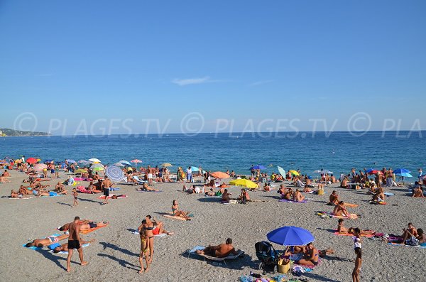 Florida beach in summer in Nice