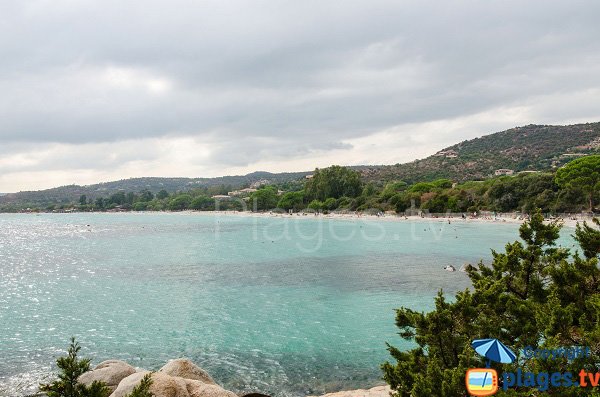 Folacca beach from the tip of Colombara - Porto-Vecchio