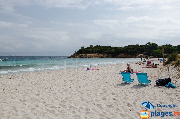 Folacca beach in Corsica