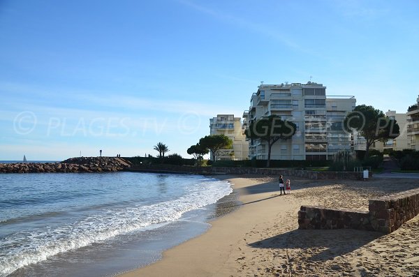 Casino beach in Mandelieu