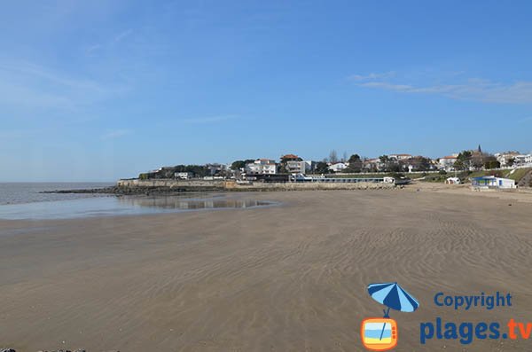 Foncillon beach in Royan in France