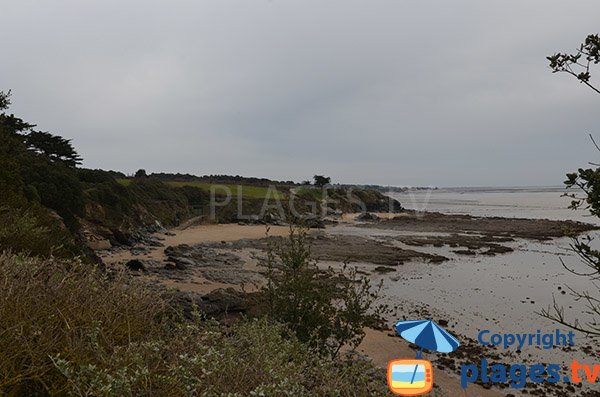 Foto della spiaggia della Fontaine aux Bretons a Pornic - Francia