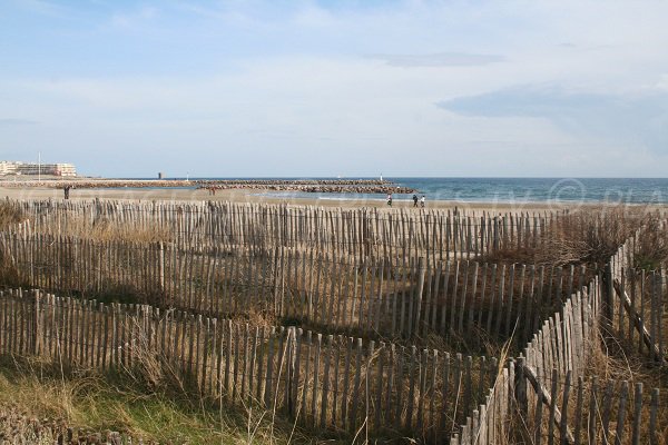 Spiaggia La Fontaine a Sète in Francia