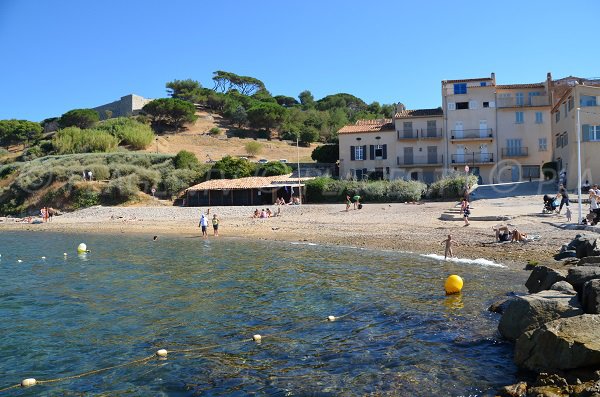 Photo of the Fontanette beach in Saint Tropez - France