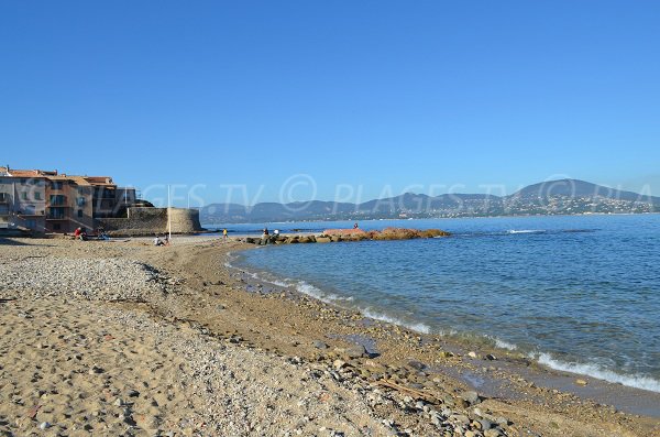 Beach of Fontanette in St Tropez