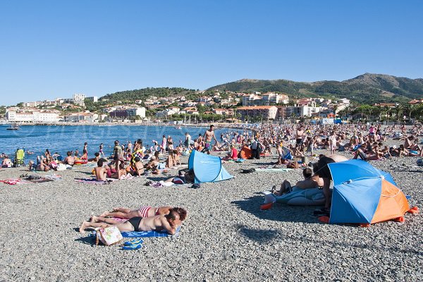 Fontaulé beach in Banyuls sur Mer