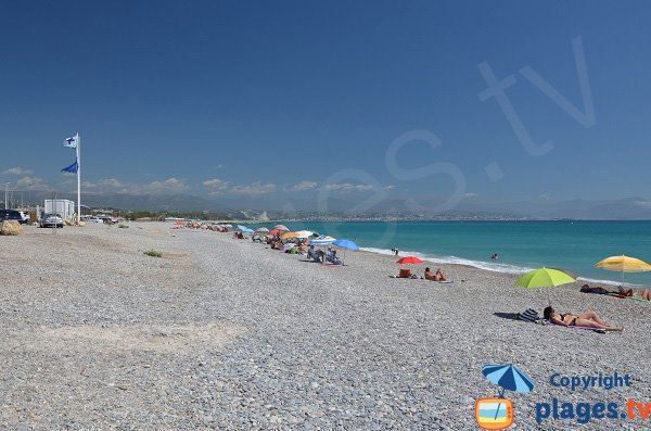 Plage de la Fontonne à Antibes