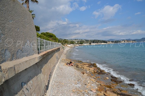 Strand von Fontsainte auf der Seite von St Jean in La Ciotat