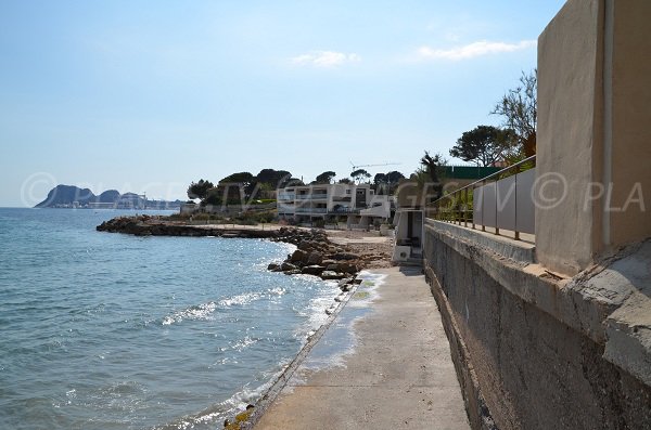 Plage de Fontsainte à La Ciotat - Baie de la Vierge