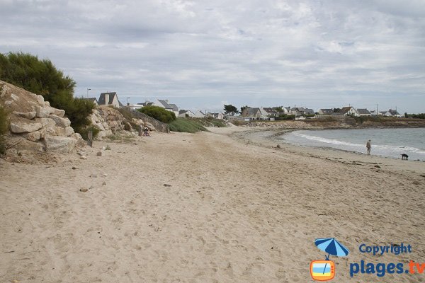 Fort Bloqué à Ploemeur beach - France