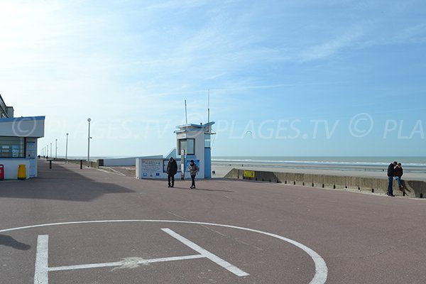 First aid station of Fort Mahon beach - Somme