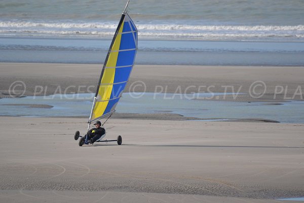 Char à voile à Fort-Mahon-Plage