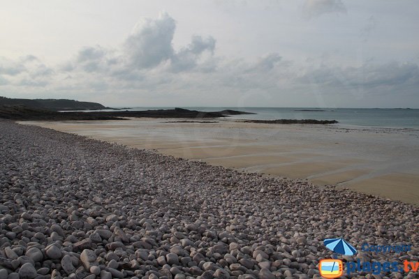 Fosse beach in Erquy in France