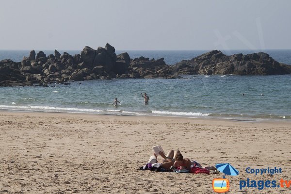 Plongée sur la plage de la Fosse à Plévenon