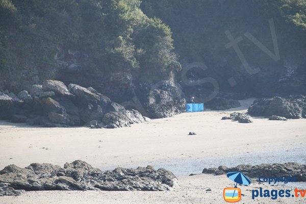 Rochers sur la plage de la Fosse - St Cast