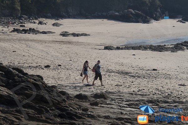 Photo de la plage de la Fosse à St Cast Guildo