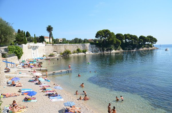 Les Fosses beach - Cap Ferrat - left area