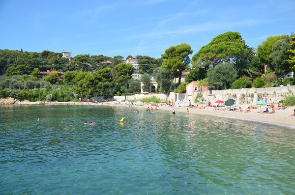 Spiaggia Les Fosses di Saint Jean Cap Ferrat - vista del mare