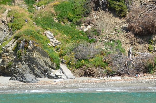 Scale dal Fouirades spiaggia a Bormes les Mimosas