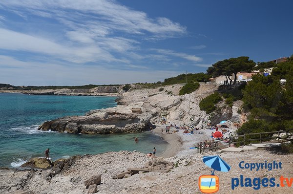 Foto von der Calanque du Four à Chaux in Sausset les Pins