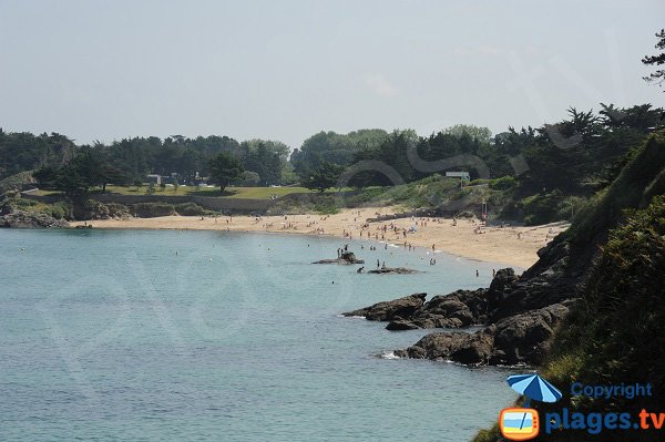 Fourberie beach in Saint Lunaire in France