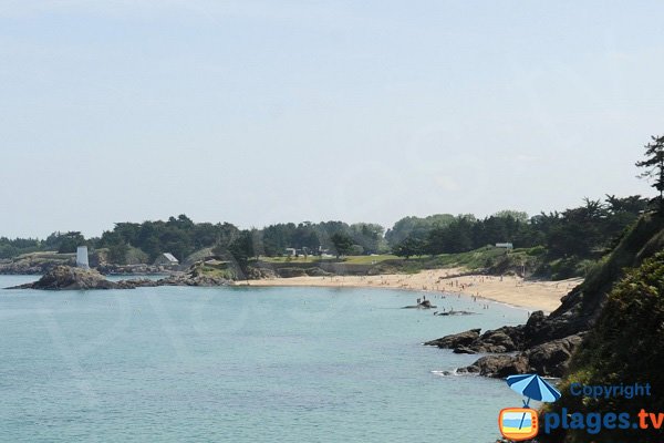 Photo of the Fourberie beach in Saint Lunaire in France