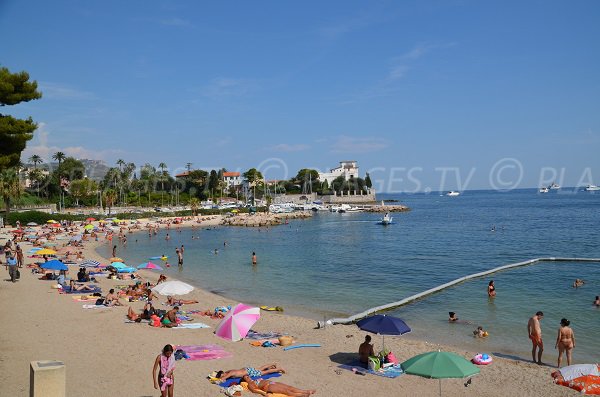 Photo de la plage des Fourmis à Beaulieu sur Mer