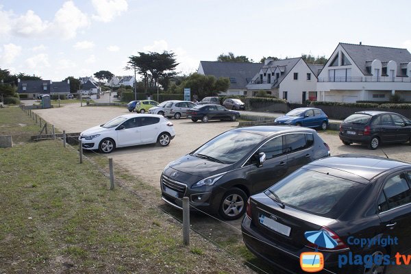 Parking de la plage de Fozo à St Pierre Quiberon