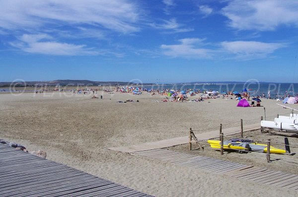 Foto della spiaggia di Franqui a Leucate