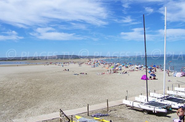 Plage de la Franqui à Leucate