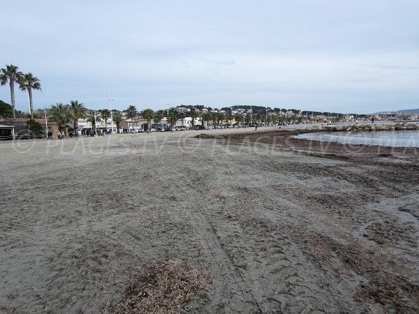 Plage de la Frégate à Six Fours les Plages dans le Var