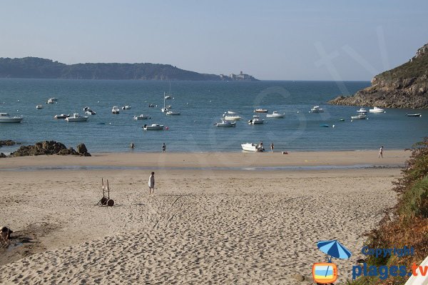 Photo de la plage de la Fresnaye à Saint Cast le Guildo