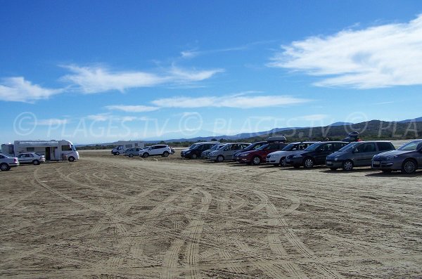 Parking of Port La Nouvelle beach