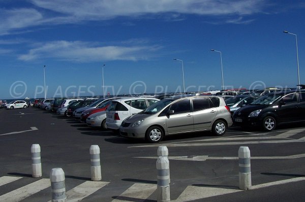 Parking au niveau du casino de Port la Nouvelle