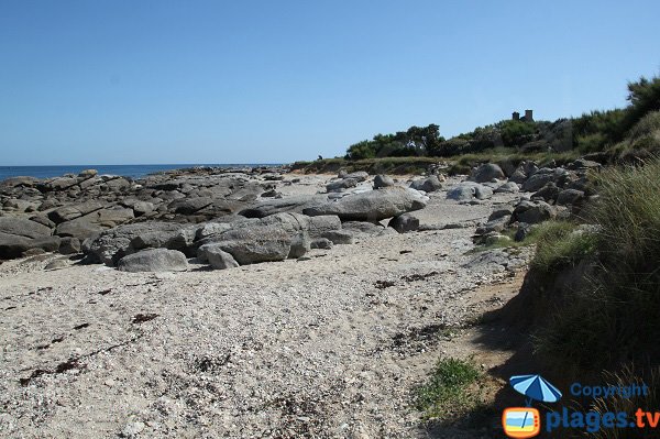 Plage sauvage à Plouescat - Le Frouden