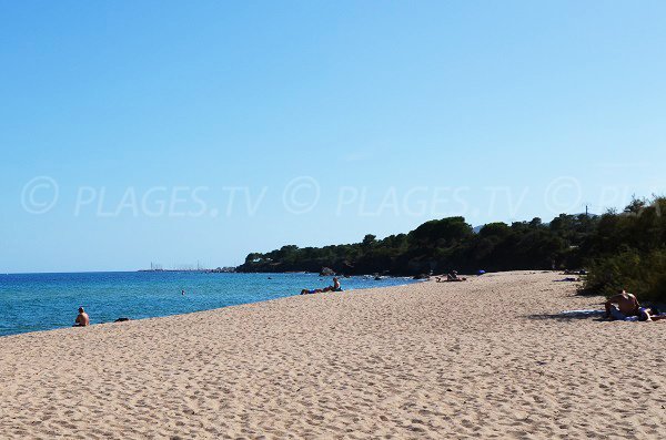 Fine della spiaggia di Fontanaccia - Solaro - Solenzara