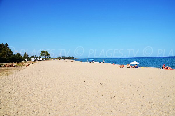 Photo de la plage de Funtanaccia à Solaro en Corse