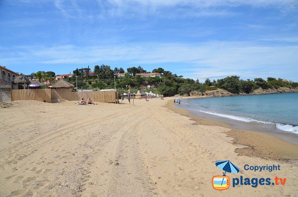 Beach in Les Issambres in France