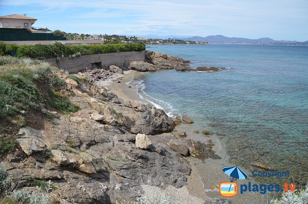 Cove around the Gaillarde beach - Les Issambres in France