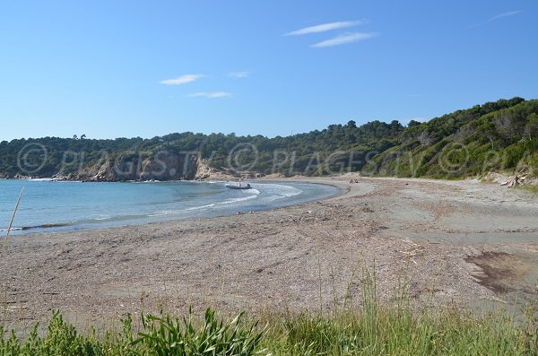 Environnement de la plage de la Galère à Bormes les Mimosas