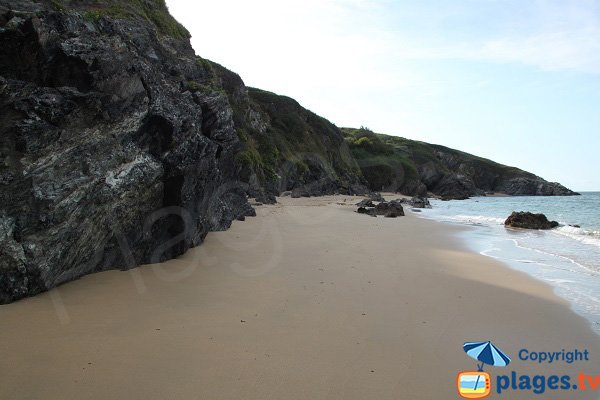 Crique de sable à Locmaria - Belle Ile en Mer