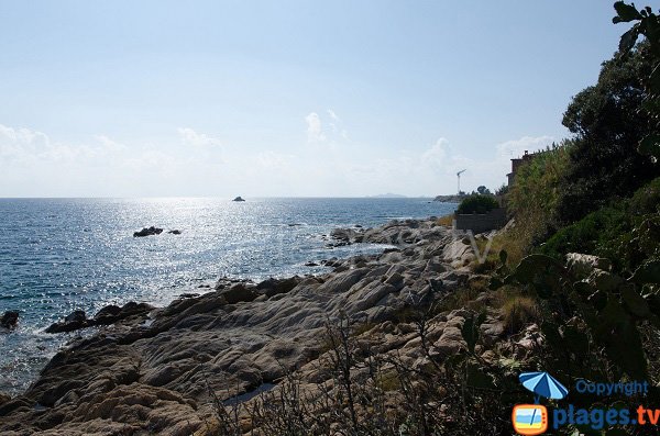 Littoral au début des sanguinaires - Ajaccio