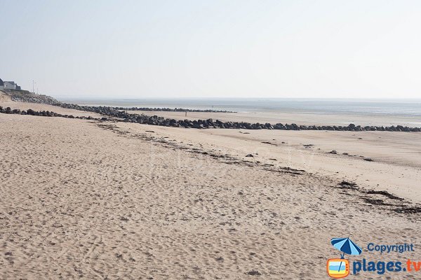 Photo de la plage des Garennes à Hauteville sur Mer - 50