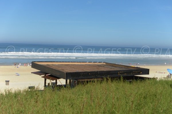 ristorante sulla spiaggia di Mimizan - Il Garluche