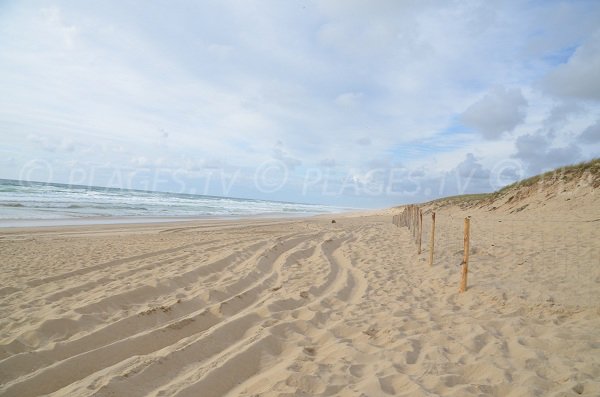 Garonne beach in Cap Ferret in France