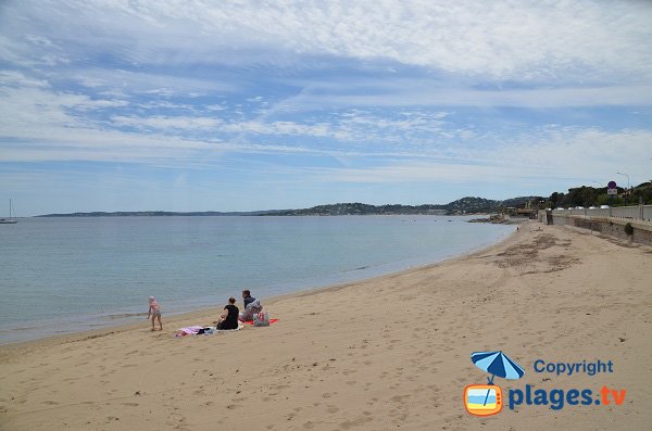 Photo of Garonnette beach in Sainte Maxime in France